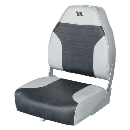 WISE Wise 8WD588PLS-664 Plastic-Frame Seats - Grey/Charcoal 8WD588PLS-664
